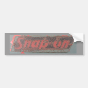 用具の古い学校のスナップ バンパーステッカー
