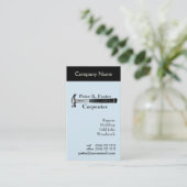 用具の大工のハンマー修理人サービス 名刺 (スタンド正面)