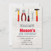 用具の誕生日の招待 招待状 (正面)