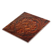 用具を使われた革タイル タイル (側面)