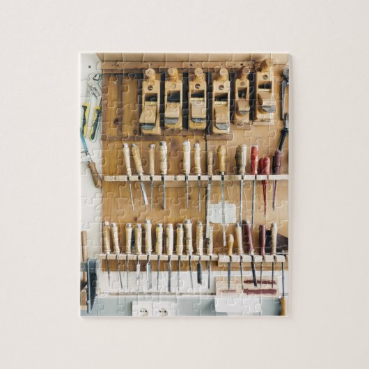 用具DIYの熱狂者のパパの父の日 ジグソーパズル (縦)