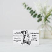 "用務" Hoity Toity 名刺 (スタンド正面)