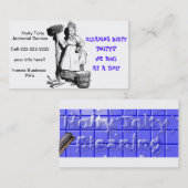 "用務" Hoity Toity 名刺 (正面/裏面)