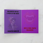 「用心しろ！」 二つ折りグリーティングカード カード (内部)