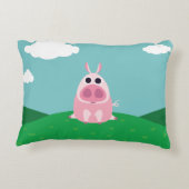 用心深いブタ アクセントクッション (裏面)