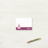 用心深いブタ ポストイット (デスク上)