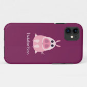 用心深いブタ Case-Mate iPhoneケース (裏面(横))