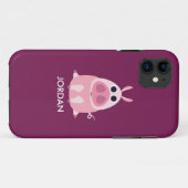 用心深いブタ Case-Mate iPhoneケース (裏面(横))