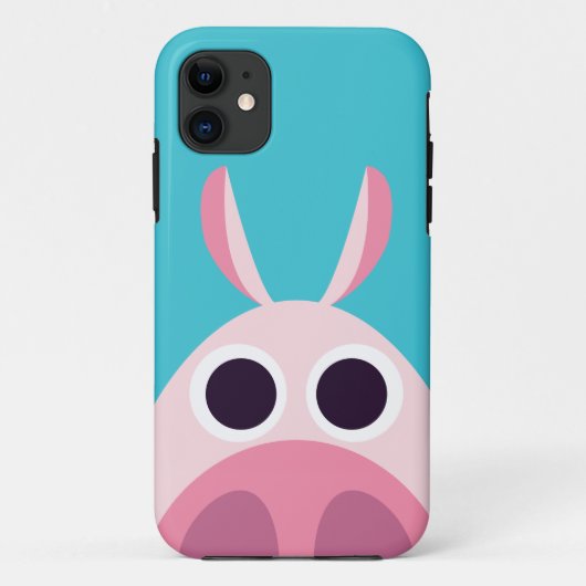 用心深いブタ Case-Mate iPhoneケース (裏面)