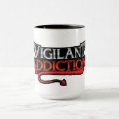 用心深い常習-一般的な-マグ マグカップ (中央)