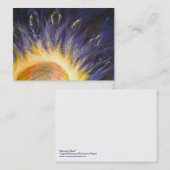 用心深い心の名刺のブランク 名刺 (正面/裏面)