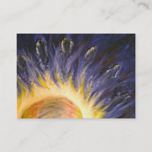 用心深い心の名刺のブランク 名刺 (正面)