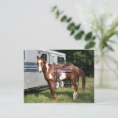 "用意して下さい乗車の" ポストカード (スタンド正面)