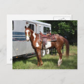 "用意して下さい乗車の" ポストカード (正面/裏面)