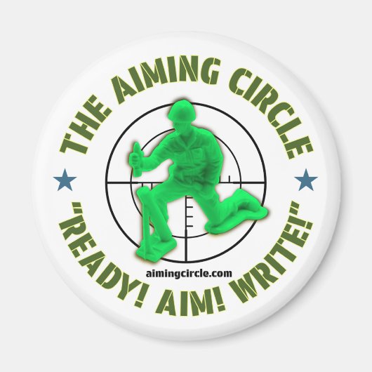 「用意しろ!狙え!書磁石 マグネット (正面)