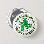 「用意しろ！狙え！書!」ボタン 缶バッジ (正面&裏面)