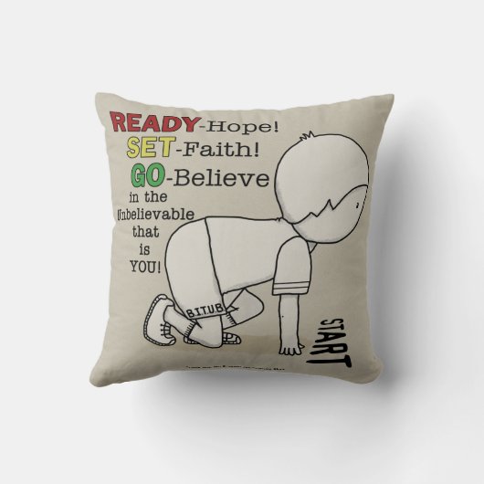 用意セット行け信じ! クッション (裏面)