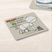 用意セット行け信じ! スクエアペーパーコースター (アングル)