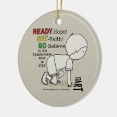 用意セット行け信じ! セラミックオーナメント (左)