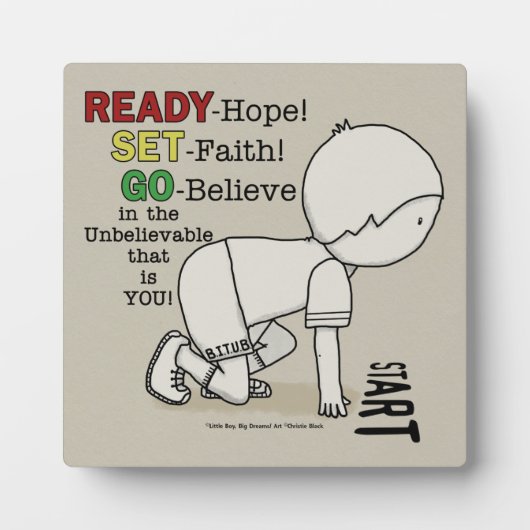 用意セット行け信じ! フォトプラーク (正面)