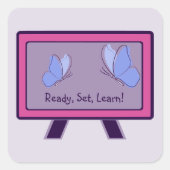 用意学!新学期 スクエアシール (正面)