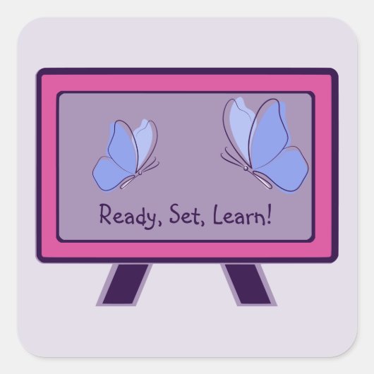 用意学!新学期 スクエアシール (正面)