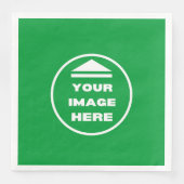 用紙ナプキン – -パーソナライズされたイメージの追加/文字 (正面)