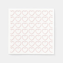 用紙ナプキン – 行のワイヤハート