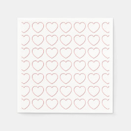 用紙ナプキン – 行のワイヤハート スタンダードカクテルナプキン