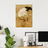 田で鶴 ポスター (ホームオフィス)