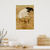 田で鶴 ポスター (キッチン)