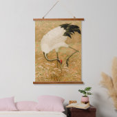 田で鶴 吊り下げ型タペストリー (寝室)