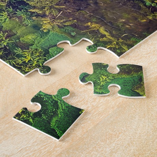 田んぼの風景写真画 ジグソーパズル (側面)