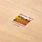 田んぼ冒険ブライダルシャワー名fa アクリル招待状 (レイダウン)