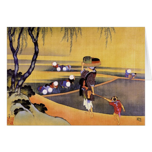 田んぼ北斎日本のファインアート (正面横)