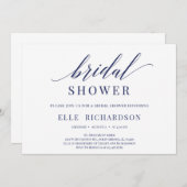 田シンプル舎ブライダルシャワー 招待状 (正面/裏面)