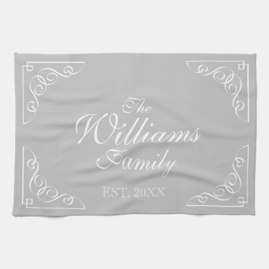 田パーソナライズされた舎の上品なキッチンタオル キッチンタオル (横)