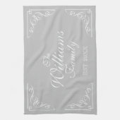 田パーソナライズされた舎の上品なキッチンタオル キッチンタオル (縦)