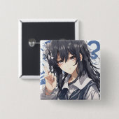 田中さやかオリジナル缶バッジ 缶バッジ (正面&裏面)