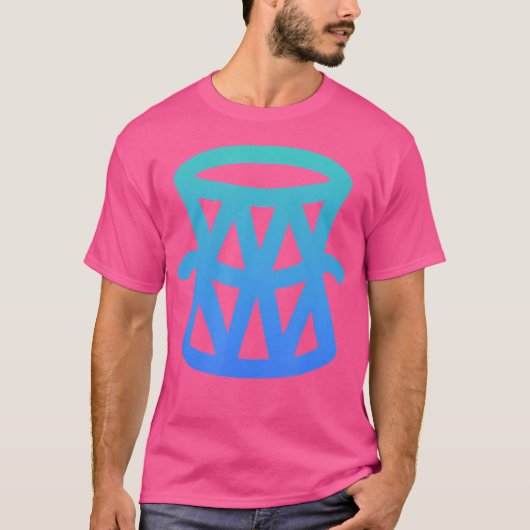田丸 – 2頭シバドラム Tシャツ (正面)