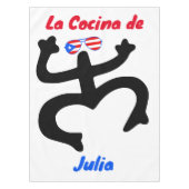 田井テーブルクロス – プエルトリコのシンボル テーブルクロス (正面)