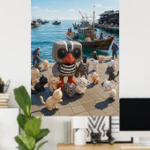 田代島のかぐ（インスピレーション） ポスター (ホームオフィス)