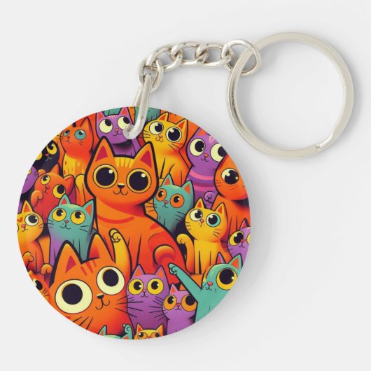 田代島の猫。 キーホルダー (裏面)