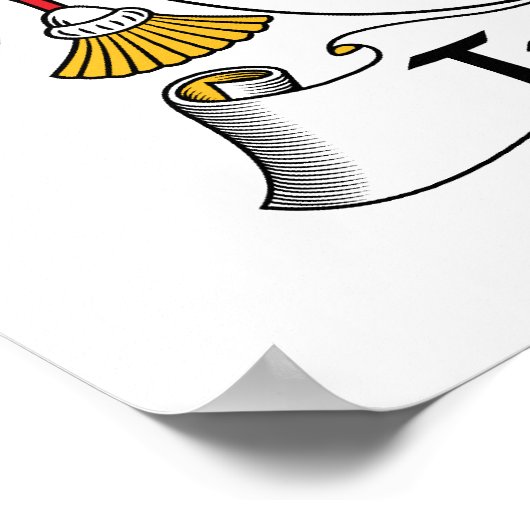 田保田家紋 ポスター (角)