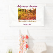 田園での冒険が待っています - 結婚前お祝い名前に 横断幕 (インサイチュ)