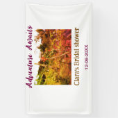 田園での冒険が待っています - 結婚前お祝い名前に 横断幕 (縦)