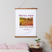 田園の冒険が待っている - 結婚前のお祝いの名前を追加 吊り下げ型タペストリー (寝室)