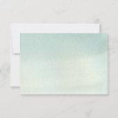 田園の山林でのウェディング出欠確認 出欠カード (裏面)