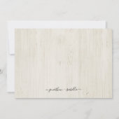 田園ウェディング延期のお知らせ 招待状 (裏面)