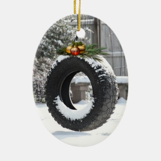 田園クリスマス セラミックオーナメント (裏面)